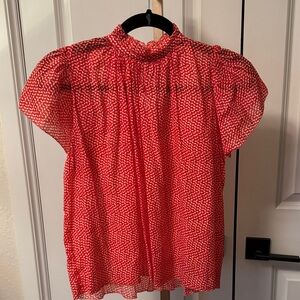 Trovata Red Patterned Blouse